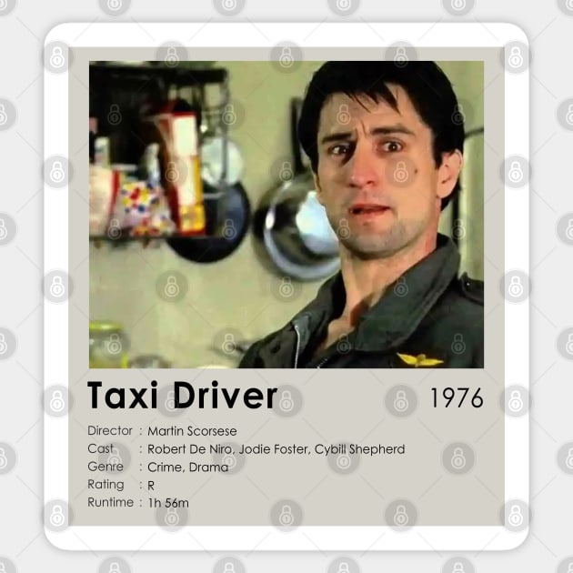 Taxi Driver Movie Best Scene Sticker by OlkiaArt